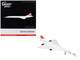 BAe/Aerospatiale Concorde Commercial Aircraft "British Airways" (G-BOAD) White with Tail Stripes "Gemini 200" Series 1/200 Diecast Model Airplane GeminiJets G2BAW1484