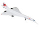 BAe/Aerospatiale Concorde Commercial Aircraft "British Airways" (G-BOAD) White with Tail Stripes "Gemini 200" Series 1/200 Diecast Model Airplane GeminiJets G2BAW1484