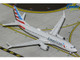 Boeing 737 MAX 8 Commercial Aircraft "American Airlines" (N326RP) Gray with Striped Tail Series 1/400 Diecast Model Airplane by GeminiJets GJAAL2358