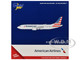 Boeing 737 MAX 8 Commercial Aircraft "American Airlines" (N326RP) Gray with Striped Tail Series 1/400 Diecast Model Airplane by GeminiJets GJAAL2358