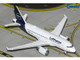 Airbus A319 100 Commercial Aircraft Lufthansa D AIBF White with Dark Blue Tail 1/400 Diecast Model Airplane GeminiJets GJDLH2022