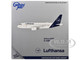 Airbus A319 100 Commercial Aircraft Lufthansa D AIBF White with Dark Blue Tail 1/400 Diecast Model Airplane GeminiJets GJDLH2022 Airbus A319 100 Commercial Aircraft Lufthansa D AIBF White with Dark Blue Tail 1/400 Diecast Model Airplane GeminiJets GJDLH2022