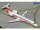 Embraer ERJ-145 Commercial Aircraft "JSX" (N960JX) White with Red Stripes and Tail 1/400 Diecast Model Airplane by GeminiJets GJJSX2403