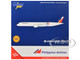Airbus A350-1000 Commercial Aircraft with Flaps Down "Philippine Airlines - 85 Years" (RP-C3510) White with Tail Graphics 1/400 Diecast Model Airplane by GeminiJets GJPAL2397F