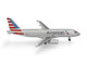 Airbus A320 Commercial Aircraft "American Airlines" (N680AW) Silver with Blue and Red Tail 1/500 Diecast Model Airplane by Herpa HE538879