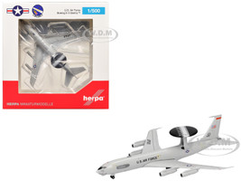 Boeing E-3 Sentry Aircraft "961st Airborne Air Control Squadron, Kadena Air Base" (81-0005) United States Air Force 1/500 Diecast Model Airplane by Herpa HE538916