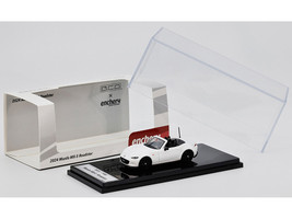 2024 Mazda MX 5 Roadster White 1/64 Diecast Model Car GCD x Enchery GE-006-35
