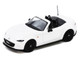 2024 Mazda MX 5 Roadster White 1/64 Diecast Model Car GCD x Enchery GE-006-35