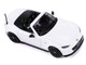 2024 Mazda MX 5 Roadster White 1/64 Diecast Model Car GCD x Enchery GE-006-35
