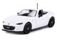 2024 Mazda MX 5 Roadster White 1/64 Diecast Model Car GCD x Enchery GE-006-35