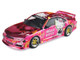 Nissan Vertex Silvia S14 RHD Right Hand Drive Hello Kitty Pink Metallic with Graphics Global64 Series 1/64 Diecast Model Car Tarmac Works T64G-018-HK2