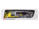 Kenworth W900L with 60 Aerodyne Sleeper and Brenner Tank Trailer Double C Transport Yellow 1/64 Diecast Model DCP/First Gear 60-2147