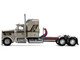 Kenworth W900L with 60 Aerodyne Sleeper and 40 Vintage Trailer Red s Favorites Jason Sanders Beige with Stripes 1/64 Diecast Model DCP/First Gear 69-2091