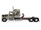 Kenworth W900L with 60 Aerodyne Sleeper and 40 Vintage Trailer Red s Favorites Jason Sanders Beige with Stripes 1/64 Diecast Model DCP/First Gear 69-2091