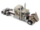 Kenworth W900L with 60 Aerodyne Sleeper and 40 Vintage Trailer Red s Favorites Jason Sanders Beige with Stripes 1/64 Diecast Model DCP/First Gear 69-2091