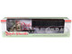 Kenworth W900L with 60 Aerodyne Sleeper and 40 Vintage Trailer Red s Favorites Jason Sanders Beige with Stripes 1/64 Diecast Model DCP/First Gear 69-2091