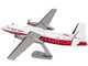 Model Kit Fairchild F 27 Commercial Aircraft Pacific Alaska White with Red Stripes Moderate Difficulty Steel Model Metal Earth ME1049
