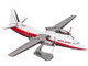 Model Kit Fairchild F 27 Commercial Aircraft Pacific Alaska White with Red Stripes Moderate Difficulty Steel Model Metal Earth ME1049