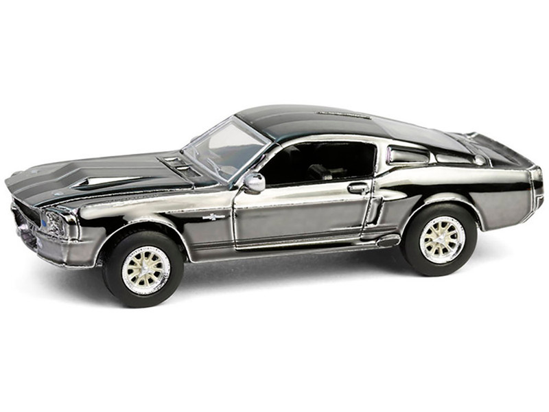 1967 Ford Mustang Eleanor Silver Chrome Edition Gone in Sixty Seconds 2000 Movie Hobby Exclusive Series 1/64 Diecast Model Car Greenlight GL30558