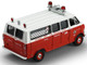 1969 Ford Econoline Ambulance Los Angeles Fire Department Red and White Fire & Rescue Series #5 1/64 Diecast Model Car Greenlight 67070B