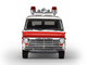 1969 Ford Econoline Ambulance Los Angeles Fire Department Red and White Fire & Rescue Series #5 1/64 Diecast Model Car Greenlight 67070B