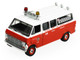 1969 Ford Econoline Ambulance Los Angeles Fire Department Red and White Fire & Rescue Series #5 1/64 Diecast Model Car Greenlight 67070B