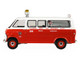 1969 Ford Econoline Ambulance Los Angeles Fire Department Red and White Fire & Rescue Series #5 1/64 Diecast Model Car Greenlight 67070B