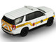2024 Chevrolet Tahoe Montgomery County Maryland Fire & Rescue Bethesda Chevy Chase Rescue Squad White with Yellow Stripes Fire & Rescue Series #5 1/64 Diecast Model Car Greenlight 67070D