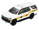 2024 Chevrolet Tahoe Montgomery County Maryland Fire & Rescue Bethesda Chevy Chase Rescue Squad White with Yellow Stripes Fire & Rescue Series #5 1/64 Diecast Model Car Greenlight 67070D
