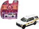 2024 Chevrolet Tahoe Montgomery County Maryland Fire & Rescue Bethesda Chevy Chase Rescue Squad White with Yellow Stripes Fire & Rescue Series #5 1/64 Diecast Model Car Greenlight 67070D