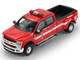 2018 Ford F 350 Pickup Truck Los Angeles Fire Department Red with White Stripes Fire & Rescue Series #5 1/64 Diecast Model Car Greenlight 67070F