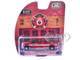 2018 Ford F 350 Pickup Truck Los Angeles Fire Department Red with White Stripes Fire & Rescue Series #5 1/64 Diecast Model Car Greenlight 67070F