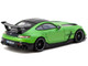 Mercedes Benz AMG GT Black Series Green Metallic with Black Top and Hood Stripes Global64 Series 1/64 Diecast Model Tarmac Works T64G-042-GR