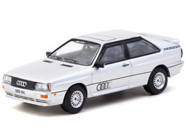 Audi Quattro Silver Metallic Collab64 Series 1/64 Diecast Model Car Schuco & Tarmac Works T64S-025-SL