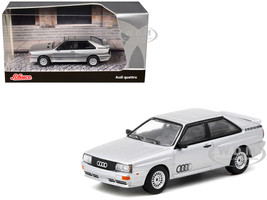 Audi Quattro Silver Metallic Collab64 Series 1/64 Diecast Model Car Schuco & Tarmac Works T64S-025-SL