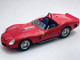 Ferrari 330 TRI LM No Roll Bar Lower Windshield Press Version 1962 Rosso Corsa Red Mythos Series with Display Case Limited Edition to 50 pieces Worldwide 1/18 Model Car Tecnomodel TM18-232F