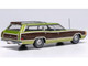 1972 Ford LTD Country Squire Wagon Green Metallic with Woodgrain Sides 1/43 Diecast Model IXO Models CLC608N22