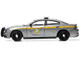 2023 Dodge Charger Pursuit New York State Police Gray Metallic with Yellow Stripes 1/64 Diecast Model IXO Models IA64025