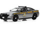 2023 Dodge Charger Pursuit New York State Police Gray Metallic with Yellow Stripes 1/64 Diecast Model IXO Models IA64025