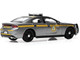 2023 Dodge Charger Pursuit New York State Police Gray Metallic with Yellow Stripes 1/64 Diecast Model IXO Models IA64025