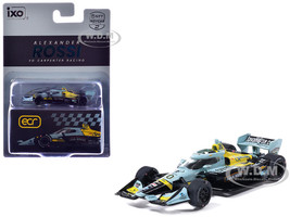 Dallara IndyCar #20 Alexander Rossi Java House Ed Carpenter Racing Road Course Configuration NTT IndyCar Series 2026 1/64 Diecast Model Car IXO Models IND64041