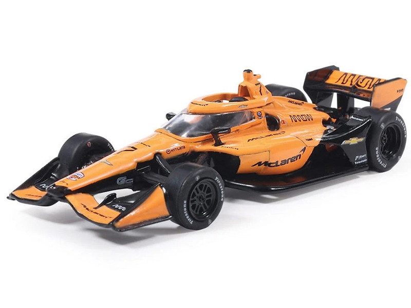 Dallara IndyCar #7 Christian Lundgaard McLaren Arrow McLaren IndyCar Team Road Course Configuration NTT IndyCar Series 2026 1/64 Diecast Model Car IXO Models IND64045