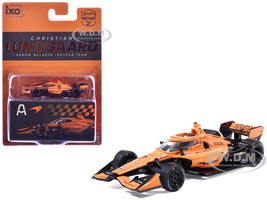 Dallara IndyCar #7 Christian Lundgaard McLaren Arrow McLaren IndyCar Team Road Course Configuration NTT IndyCar Series 2026 1/64 Diecast Model Car IXO Models IND64045