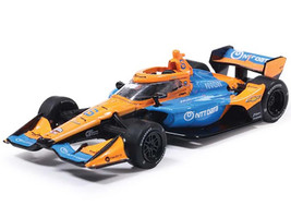Dallara IndyCar #6 Nolan Siegel NTT Data Arrow McLaren IndyCar Team Road Course Configuration NTT IndyCar Series 2026 1/64 Diecast Model Car IXO Models IND64046