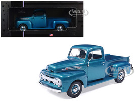 1952 Ford F1 Pickup Truck Blue Metallic 1/24 Diecast Model IXO Models U24RDC004