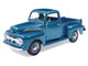 1952 Ford F1 Pickup Truck Blue Metallic 1/24 Diecast Model IXO Models U24RDC004 1952 Ford F1 Pickup Truck Blue Metallic 1/24 Diecast Model IXO Models U24RDC004