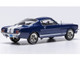 1965 Shelby GT350 Dark Blue Metallic with White Stripes 1/43 Diecast Model IXO Models CLC613N22