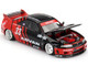 Nissan Skyline GT R R33 Kaido Works RHD Right Hand Drive #33 ADVAN Black and Red Designed by Jun Imai Kaido House Special 1/64 Diecast Model Car Mini GT KHMG191