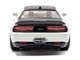 2020 Dodge Challenger SRT Hellcat Redeye Widebody White Knuckle with Matt Black Hood and Top 1/43 Diecast Model Car Solido S4310309