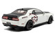 2020 Dodge Challenger SRT Hellcat Redeye Widebody White Knuckle with Matt Black Hood and Top 1/43 Diecast Model Car Solido S4310309